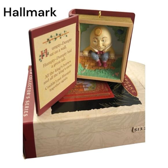 Vintage 1993 Hallmark Keepsake Ornament Humpty Dumpty 1st in series - Picture 1 of 11